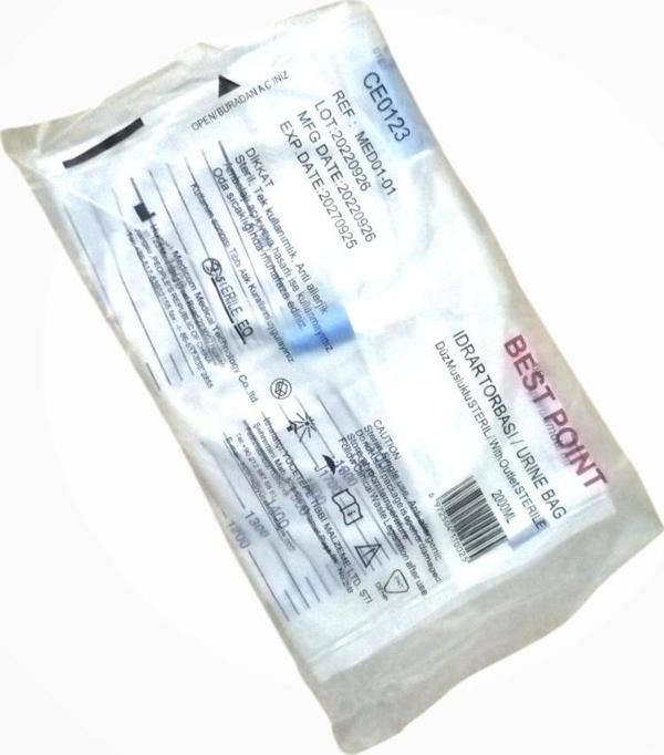 BestPoint İdrar Torbası (Düz Musluk) - 10'lu Paket - Image 1