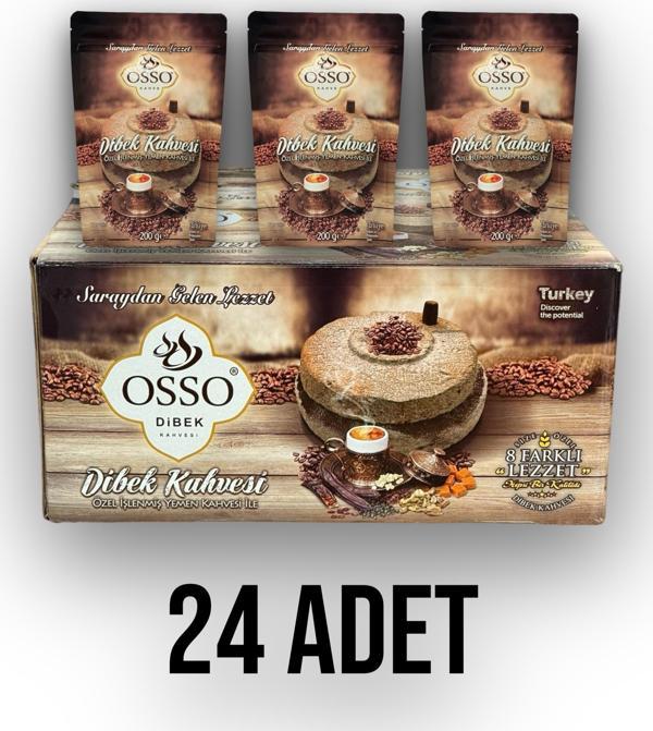 Osso 24'lü Dibek Kahvesi(24X200=4800gr) - Image 1
