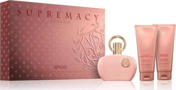 Afnan Supremacy Pink EDP 100 Ml Kadın Parfüm Seti - Image 1