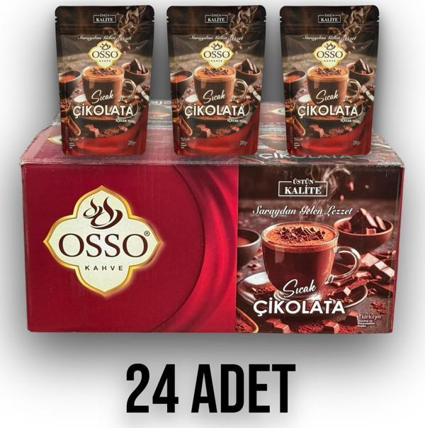 Osso 24'lü Sıcak Çikolata(24X200=4800gr) - Image 1