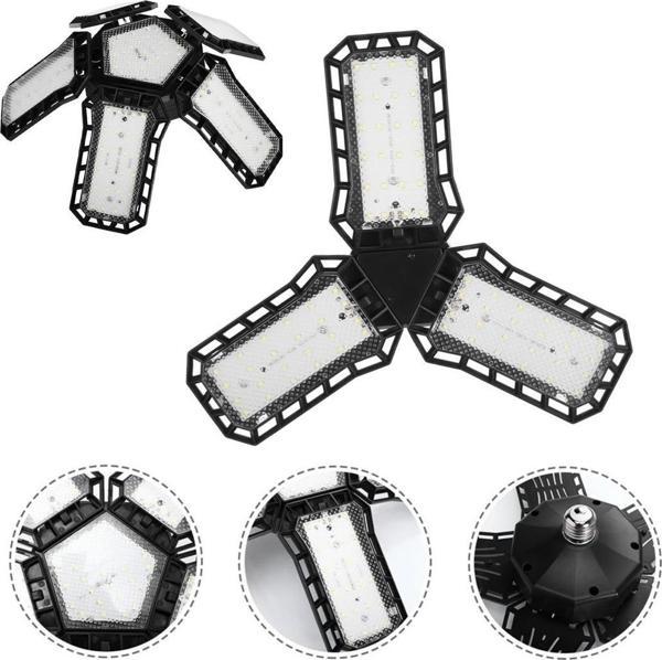 Ayt Ledx Ayarlanabilir Açılı 3 Kanatlı 72 Smd Ledli Galaxy Projektör Işığı 40W 4400 Lumen E27 Duy Ampul 32Cm - Image 1
