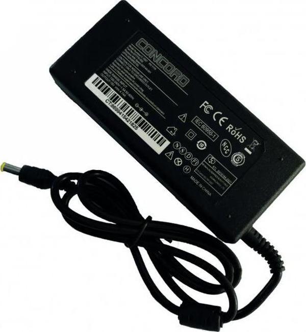 PdaTeknoloji Concord 19V Samsung Notebook Şarj Adaptörü C-1507 - Siyah - Image 1