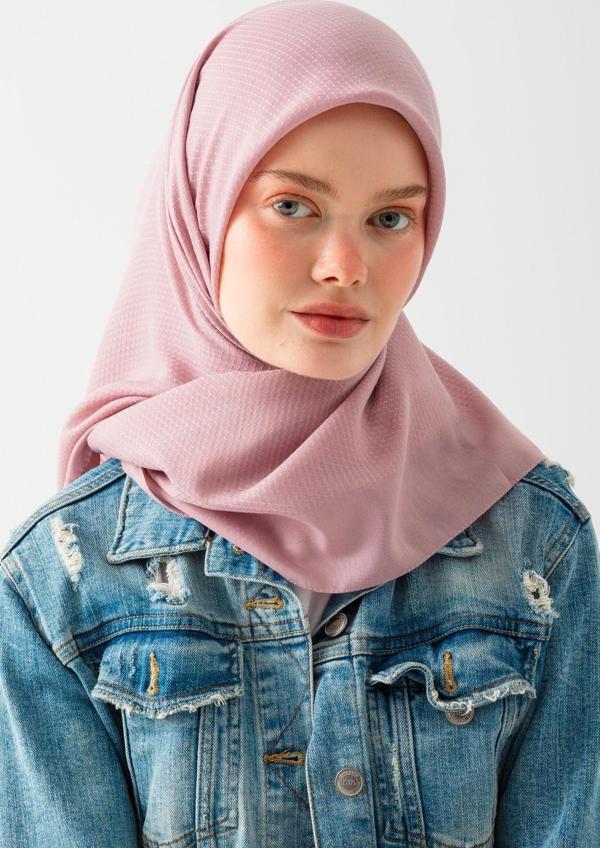 Soft Pamuk Jakarlı Eşarp – Doğal Dokulu, Hafif ve Nefes Alan Kumaş- Bambu Kraş Eşarp Yumuşak Dokulu Düz Renk Eşarp, Tesettür Eşarp - Image 1