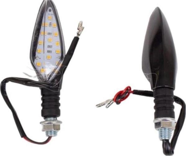 Hsgl Motorsiklet Led Çıta model Sarı Sinyal   - Image 1