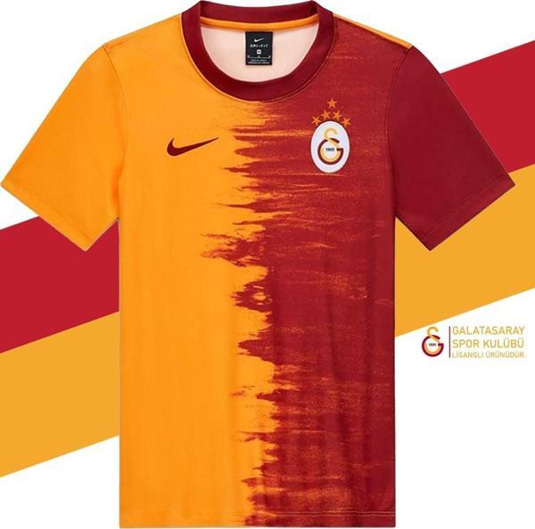 Galatasaray Orjinal Lisanslı 5 Yıldızlı Çocuk Parçalı İç Saha Forma 20/21 - Image 1