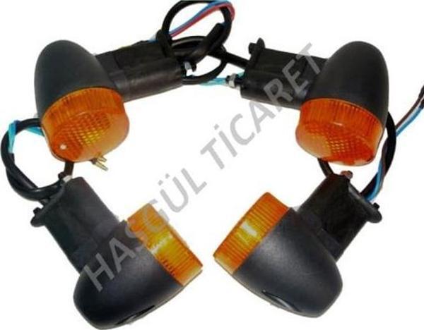 Hsgl Motorsiklet SİNYAL CUP 100 SFC  ÇELİK VİDALI  4lü SET Motorsiklet sinyal sistemleri - Image 1