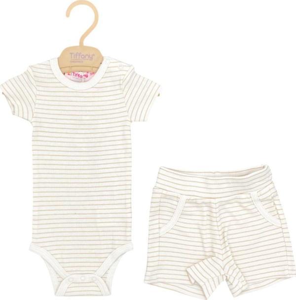 Tiffany Baby Organik Theme İkili Çıtçıtlı Takım 88012 Bej - Image 1