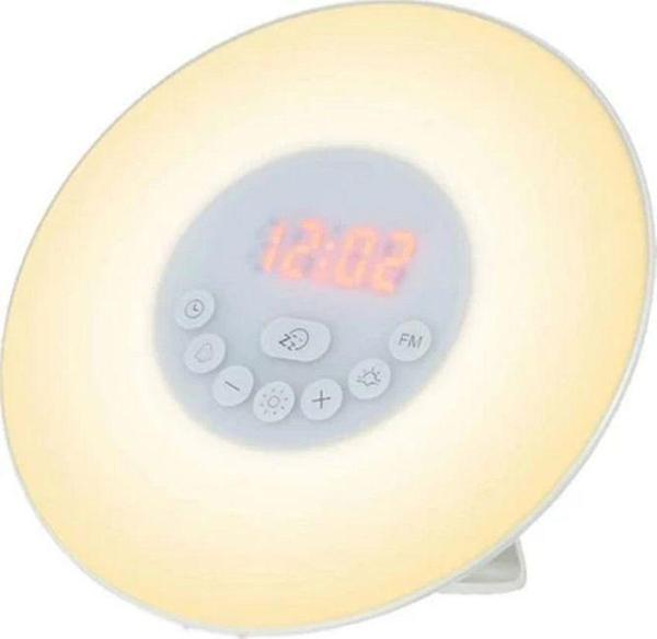 Ekran Saati Dijital Çalar Saat Uyandırma Işığı Masa LED Lambası Elektronik Saat Gün Batımı - Image 1