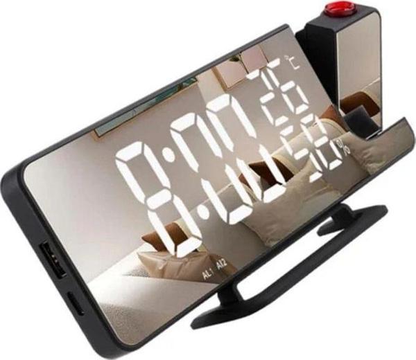 Jingyikeji LED Dijital Çalar Saat LED Saat Dijital LED Çalar Saat Ev Çalar Saat Masa Çalar Saat E - Image 1