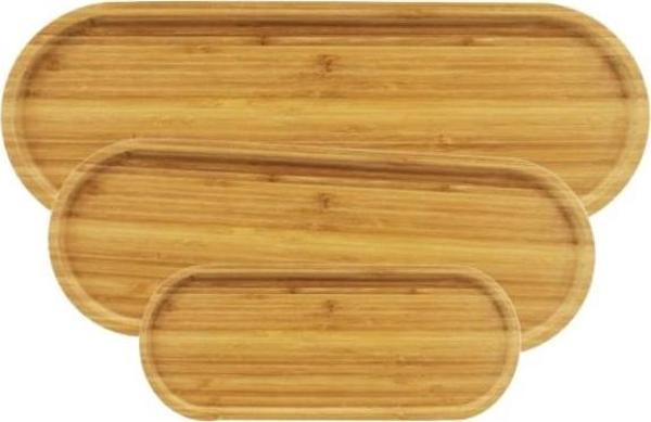 3'lü Oval Sunum Tabağı Seti - Image 1
