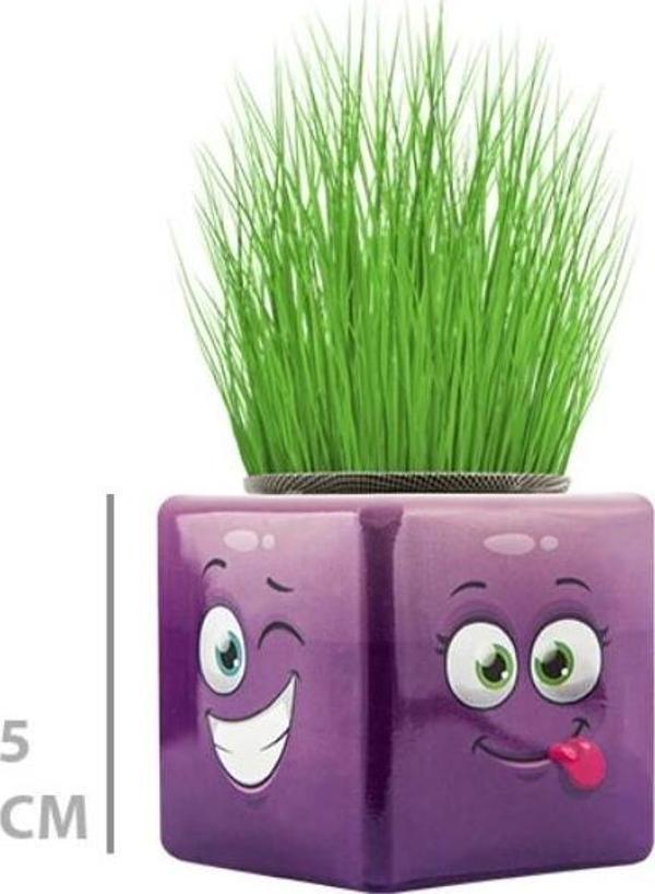 Çim Adam Mini Küp Emoji Figürlü 1 Adet - Image 1