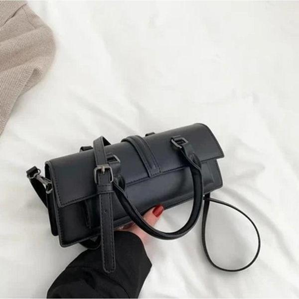 Siyah 28CMX12CMX6CM Bahar Moda Küçük Çanta ve Çantalar Tasarımcı Kadın Omuz Çantası Çanta Klasik - Image 1