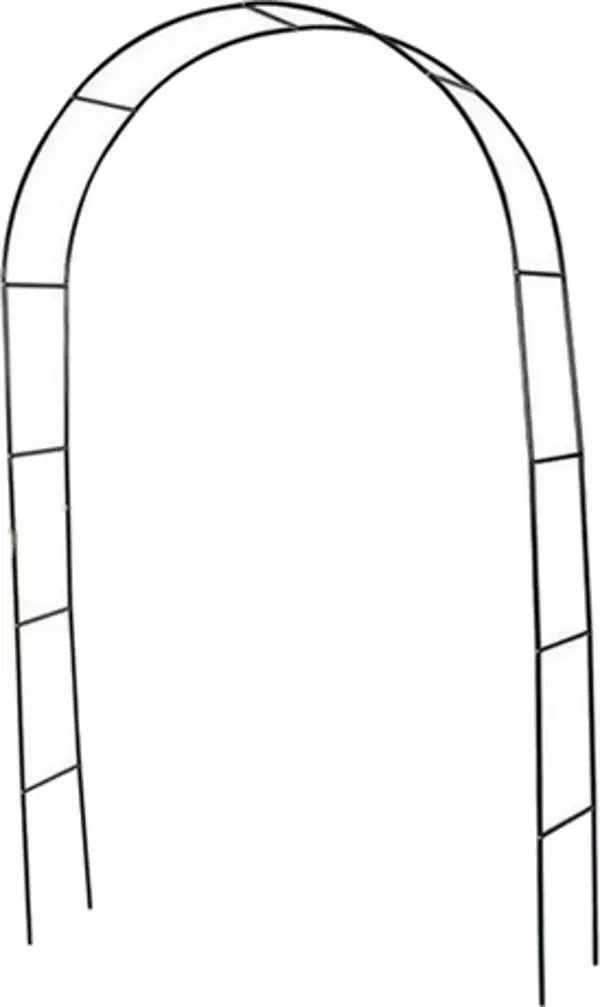 ğün Kemeri Istiflenebilir Balon Kemeri Keytürler Demir Çerçeve Diy Kemeri Bahçe 200x230x37cm Siyah  - Image 1