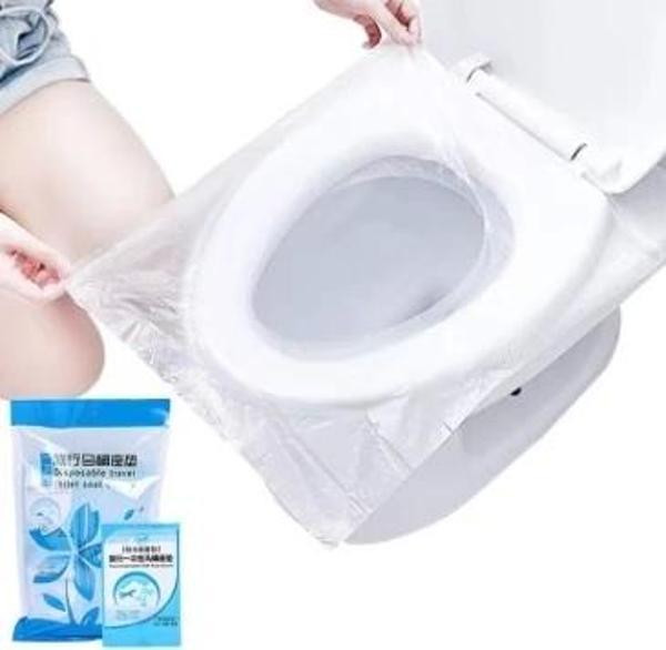 Hijyenik Tek Kullanımlık Klozet Kapağı Poşeti 50 Adet POŞETLİ - Image 1