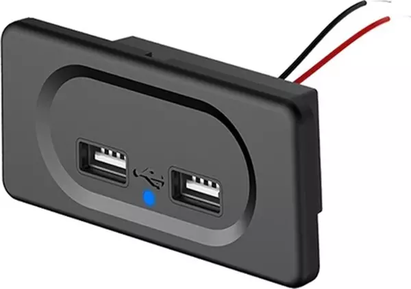  Araba Şarjı Soketi 12V 24V Motosiklet Oto Kamyon Atv Tekne Rv Otobüs Güç Adaptörü Çıkışı LED Işık  - Image 1