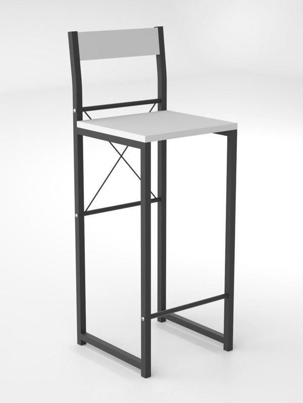 Retodesign Beyaz Good Bar Sandalyesi 1652B - Image 1