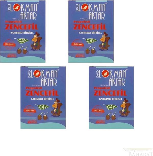Propolisli Zencefil Karışımlı Çay 4x 100 Gr, Lokman Aktar - Image 1