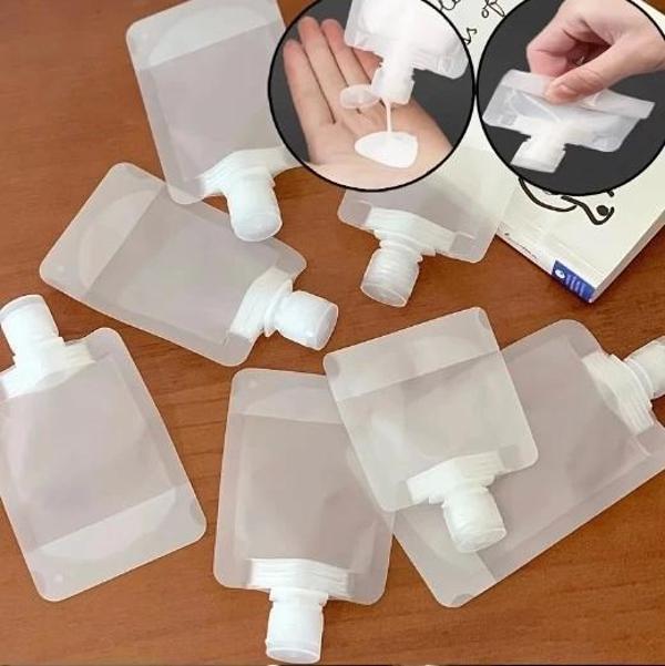 3 Adet 100ml Krem Şampuan Kabı Tekrar Kullanılabilir Set - Image 1
