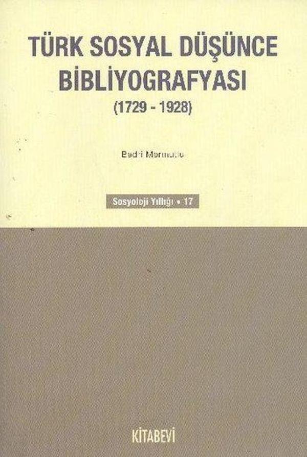 Türk Sosyal Düşünce Bibliyografyası - Kitabevi Yayınları - Image 1