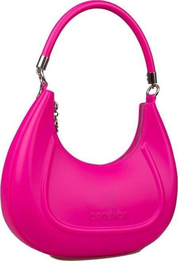Benetton Fuşya Melissa Kadın Kol Çantası BNT 1451 - Image 1