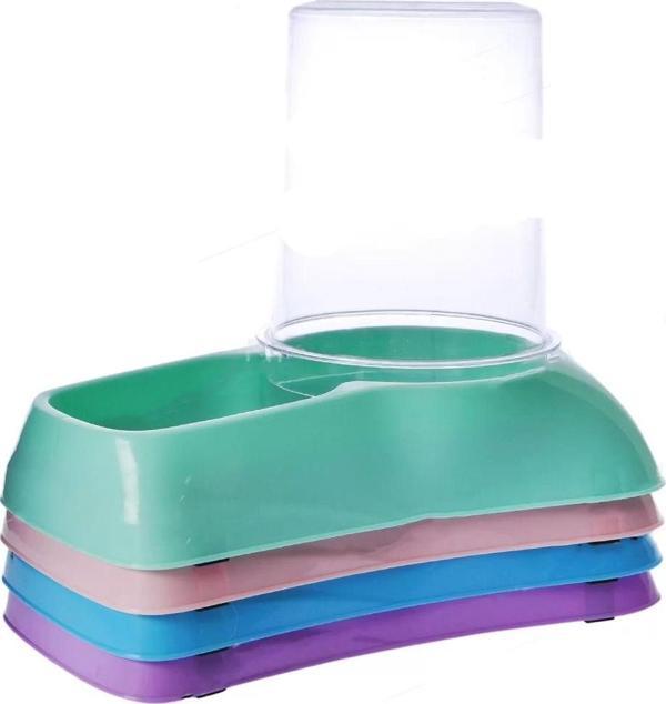 Mikopet Hazneli Su ve Mama Kabı 3 Litre - Image 1