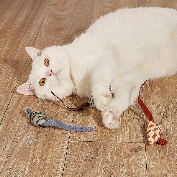 Peluş Fare Kedi Oyuncağı 3 Adet - Image 1