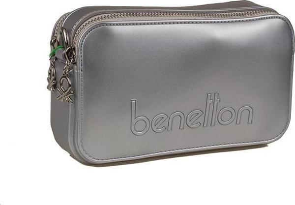 Benetton Gümüş Melissa Kadın Çapraz Çanta BNT 1448 - Image 1