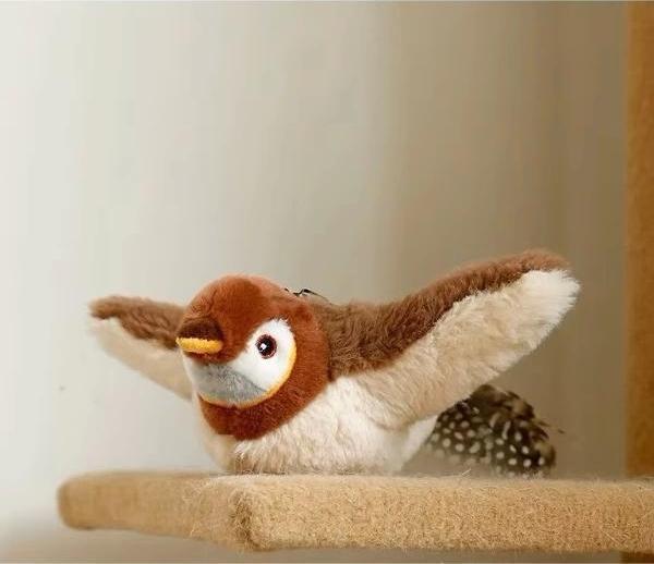 Şarjlı Peluş Uçan Kuş Oyuncak - Image 1