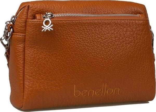 Benetton Taba Soft Line Deri Kadın Çapraz Çanta BNT 1475 - Image 1