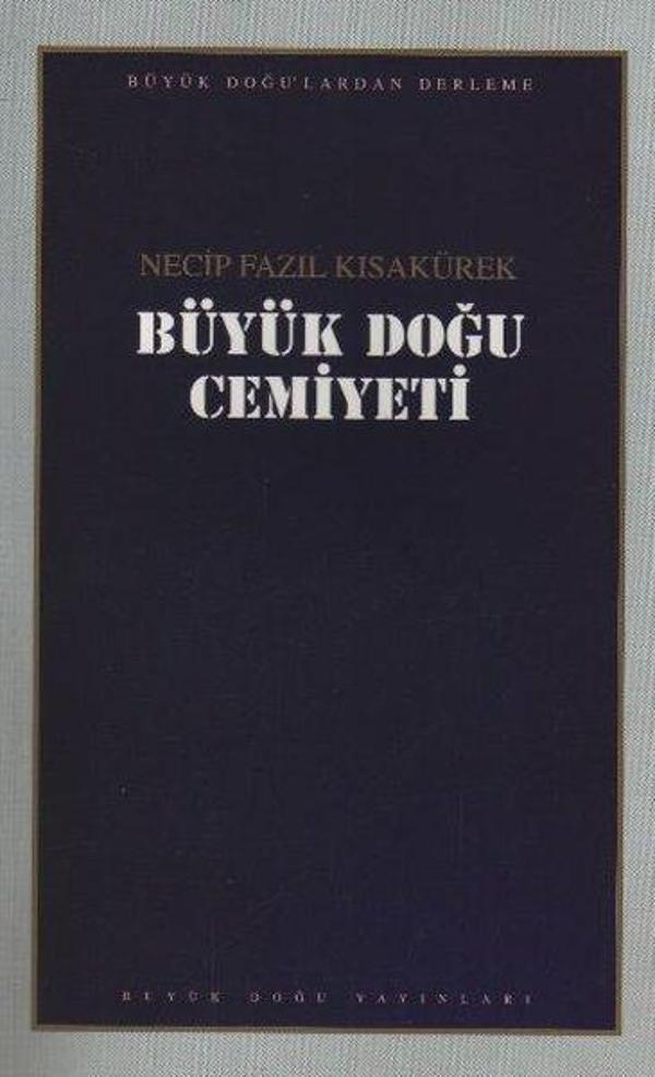 Büyük Doğu Cemiyeti - Büyük Doğu Yayınları - Image 1