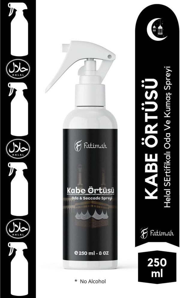 Fatimah Kabe Örtüsü Oda Ve Kumaş Spreyi Seccade Spreyi Oda Kokusu Koku Çamaşır Spreyi 250Ml - Image 1