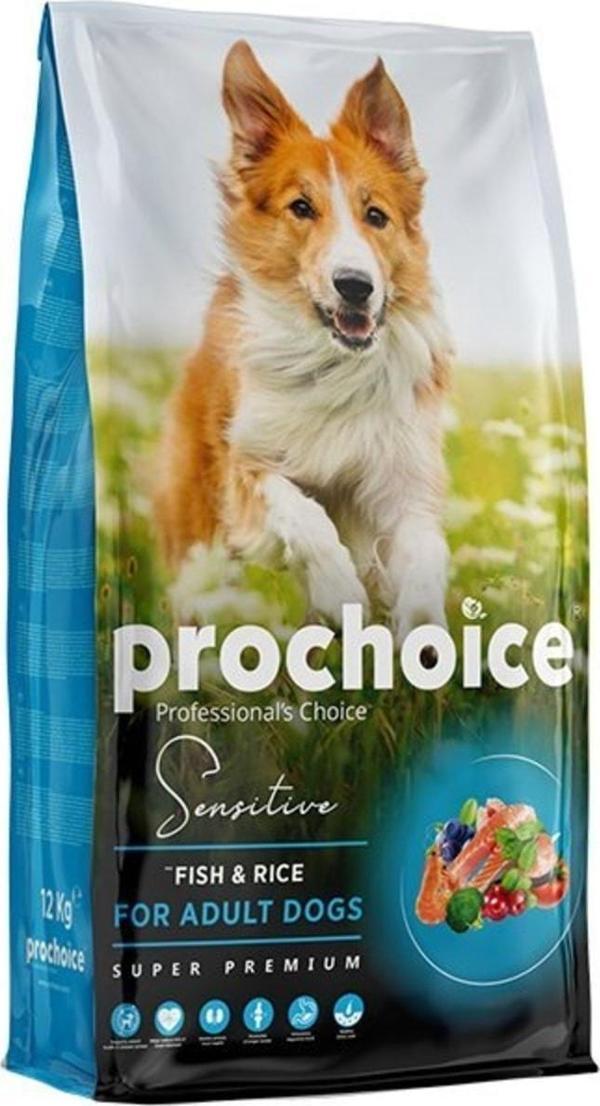 Pro Choice Sensitive Skin Balıklı Yetişkin Köpek Maması 12 Kg - Image 1