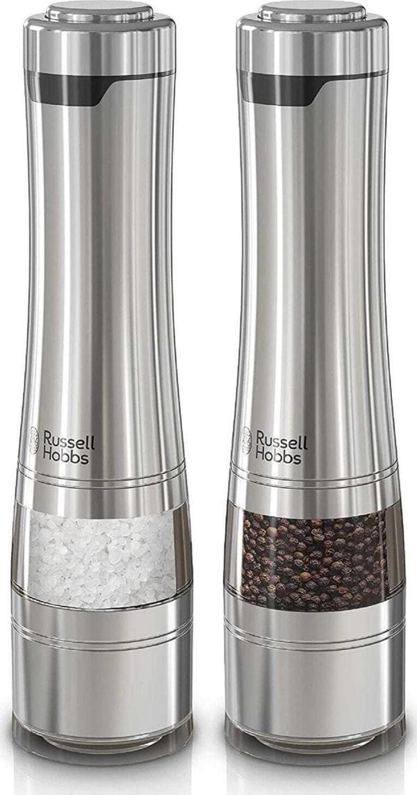 Russell Hobbs 23460-56 Classsics Tuz & Karabiber Öğütücü, 50Gr X 2, Cilalanmış Paslanmaz Çelik, Gümüş - Image 1