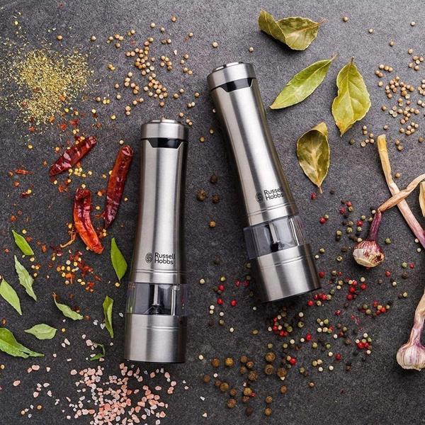 Russell Hobbs Otomatik Tuz Ve Biber Öğütücü Değirmenler - %100 Orijinal - Image 1
