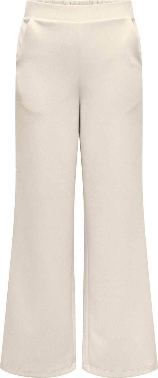 Only Kadın Uzun Geniş Paça Lastikli Bel Ekru Pantolon - 15339819 - Image 1