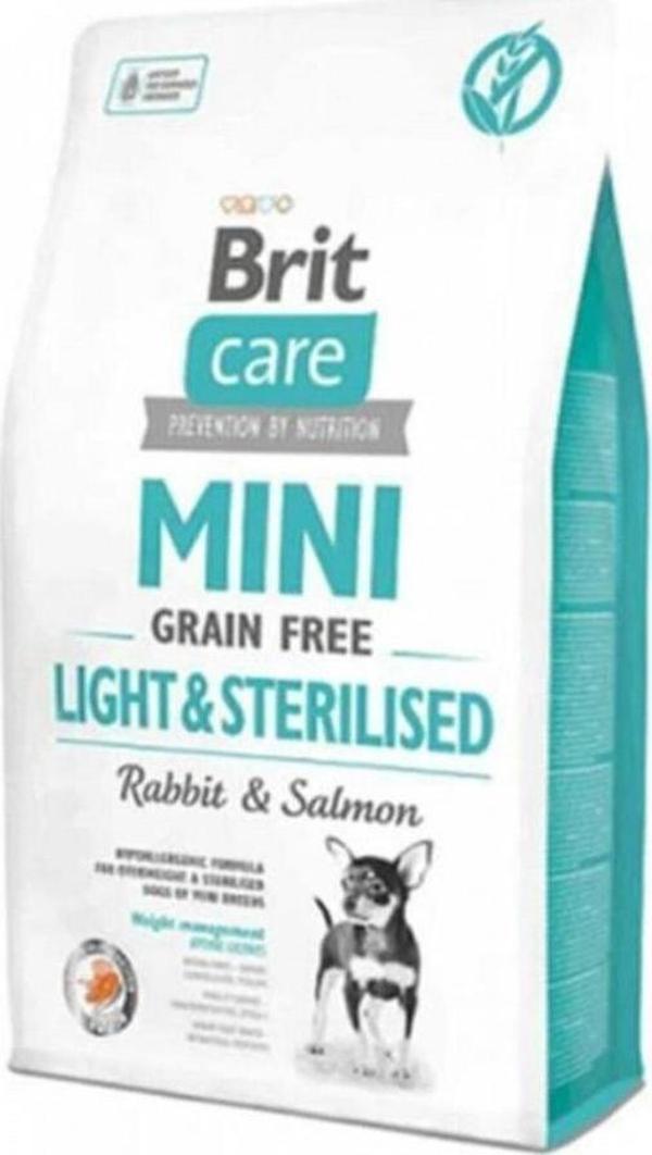 Brit Care Tahılsız Mini Light Sterillised Tavşanlı Köpek Maması 2 Kg - Image 1