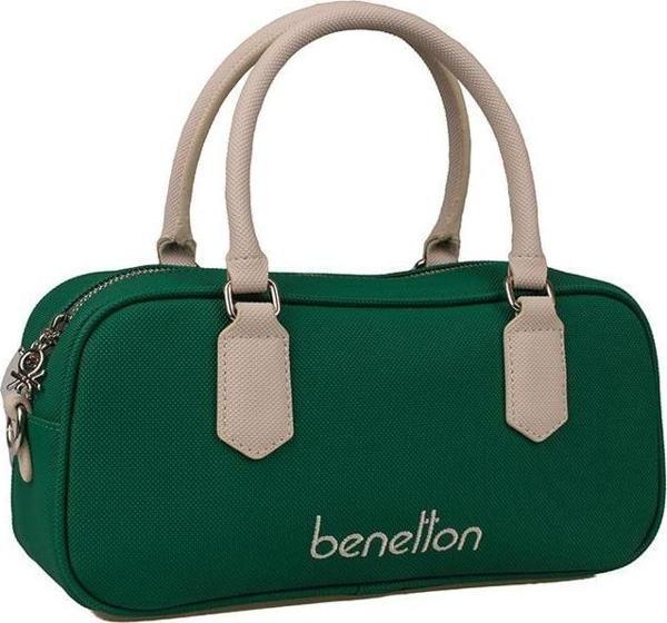 Benetton Yeşil Geniş Kadın Çapraz Nano Çanta BNT 1621 - Image 1