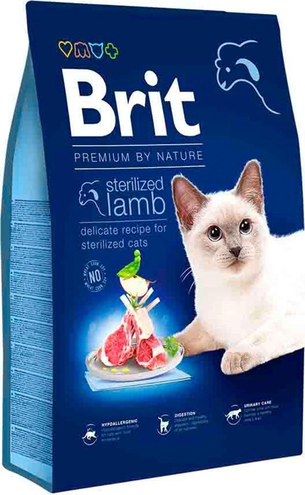 Brit Care Premium Nature Sterilized Kuzulu Kedi Maması 8 kg - Image 1