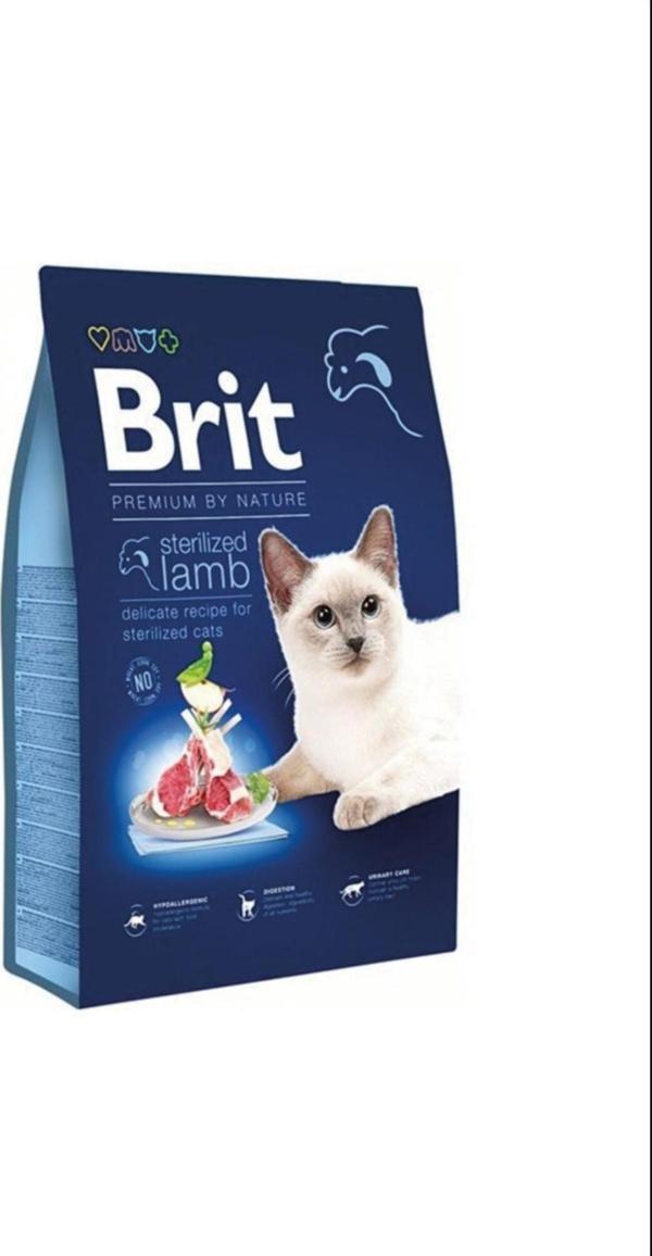 Brit Care Premium Nature Sterilized Kuzulu Kedi Maması 8 kg - Image 1
