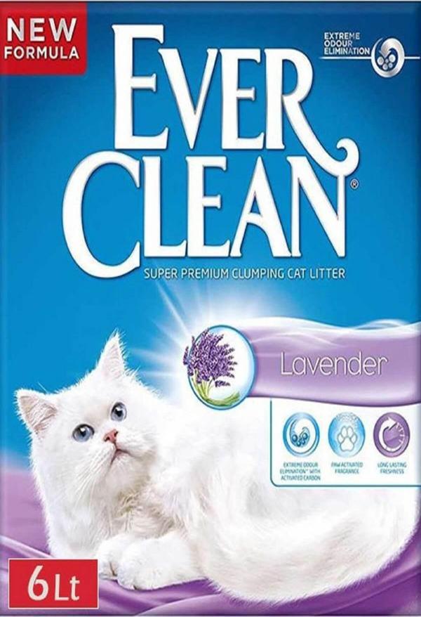 Lavander Lavanta Kokulu Topaklaşan Kedi Kumu 6 Lt - Image 1