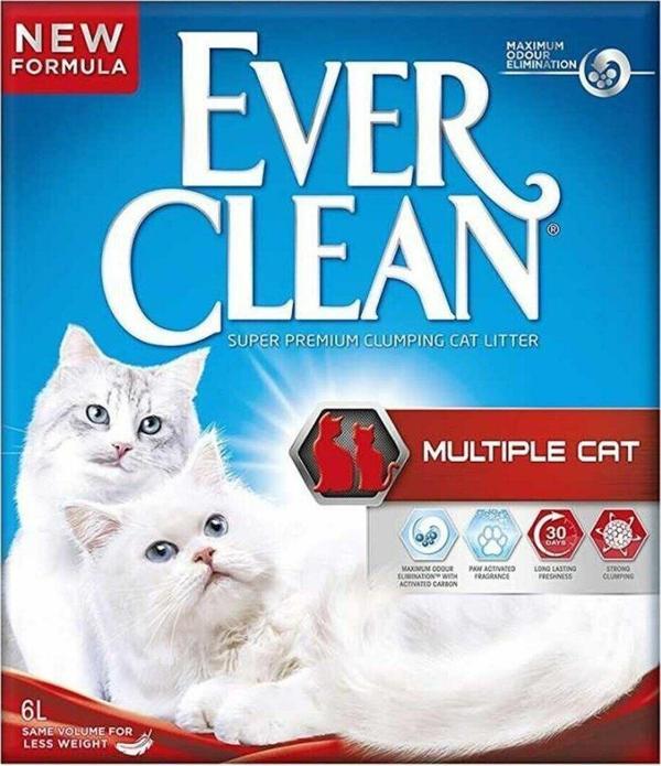 Multiple Cat İnce Topaklaşan Bentonit Kedi Kumu 6 L - Image 1