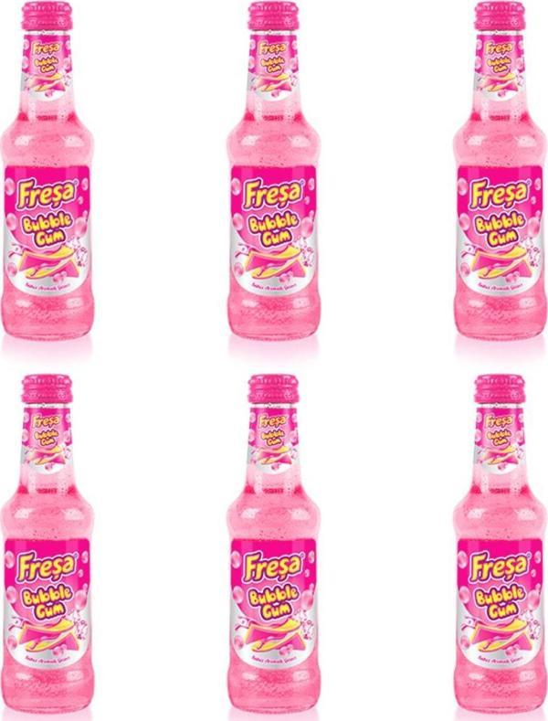 Freşa Bubble Gum Sakız Aromalı Gazoz 200 ML x 6 Adet - Image 1