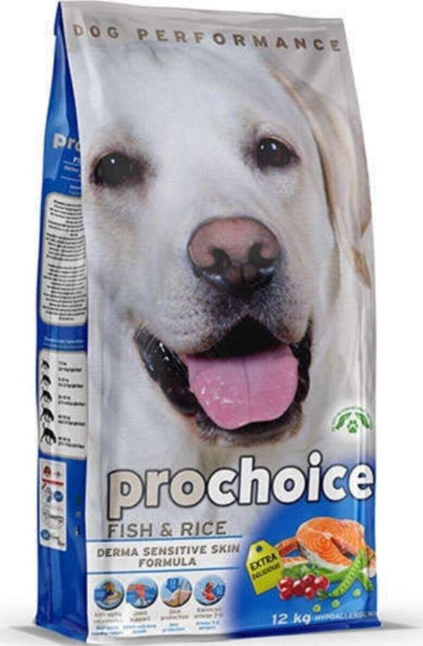Pro Choice Sensitive Skin Balıklı Yetişkin Köpek Maması 12 Kg - Image 1