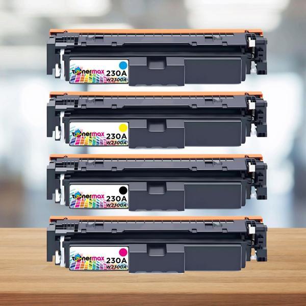 Hp Color LaserJet Pro 4203cdn Muadil Toner Takımı - Çipli / 230A / W2300A - Image 1