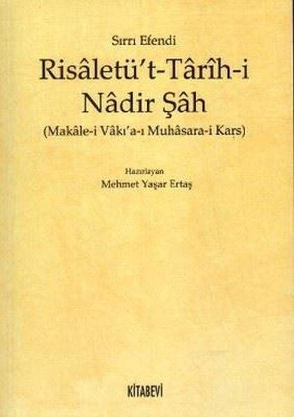 Risaletü't - Tarih-i Nadir Şah - Kitabevi Yayınları - Image 1