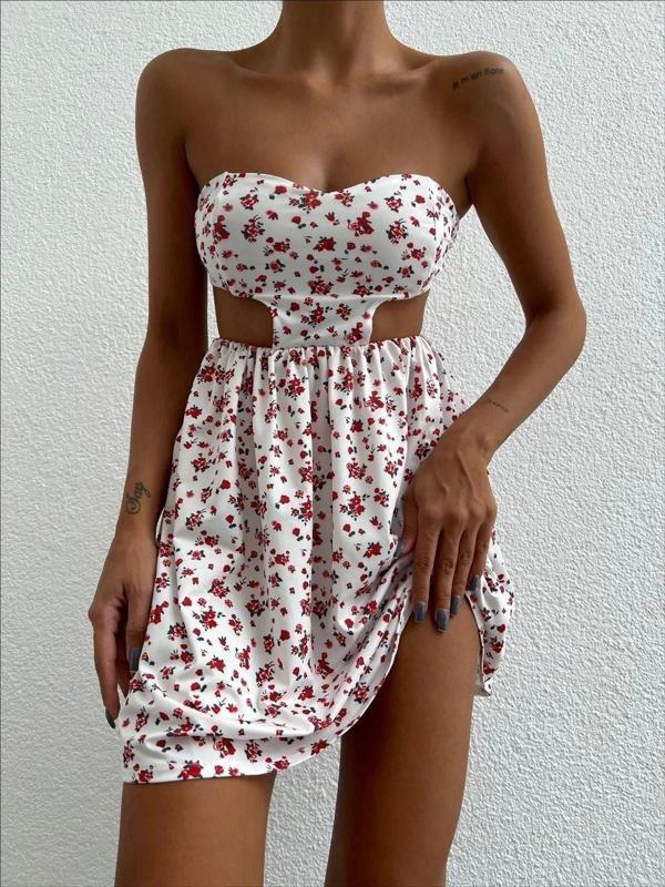 Straplez elbise baskılı - Image 1