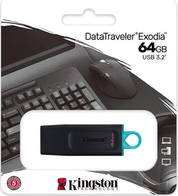 Kingston Usb Flash Bellek 64 GB - Image 1