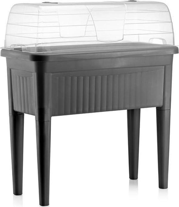 Omnipazar SO-ABS3 Fanuslu Ayaklı Bahçe Yetiştirme Saksı Seti 60 Litre No 3 - Image 1