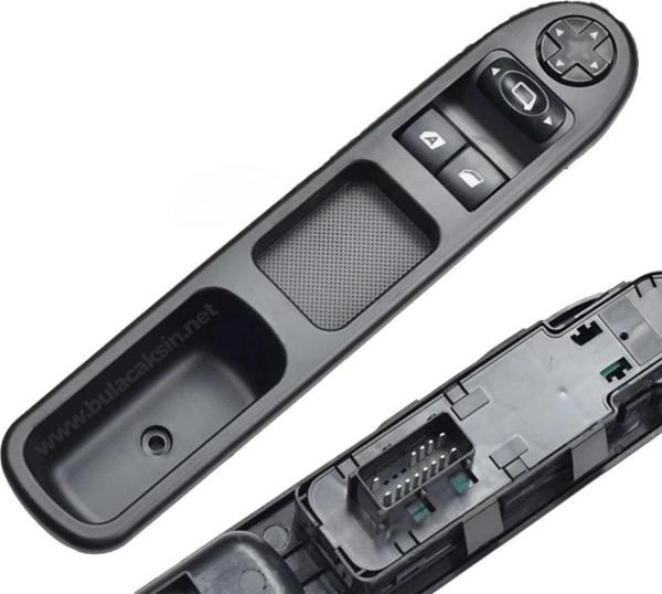 Peugeot 207 2006-2012 ile uyumlu Sol Ön İkili Cam Açma Düğmesi Anahtarı - Image 1