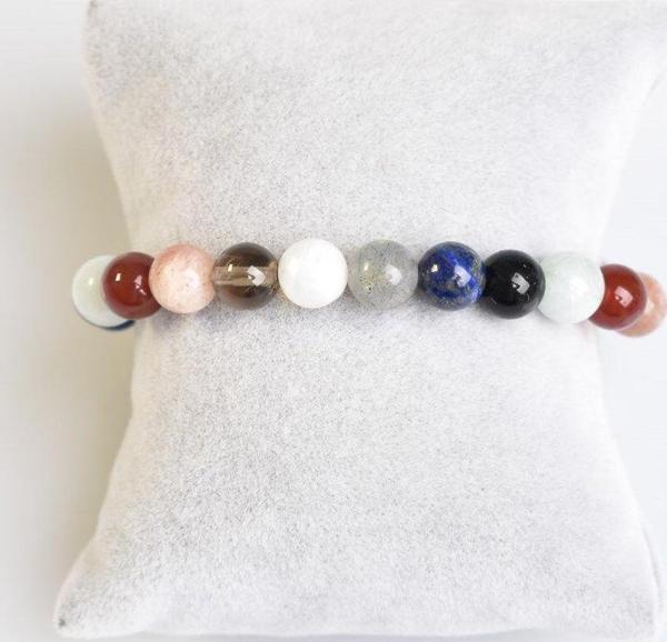 Mavera Doğaltaş Terazi Burcu Doğal Taş Bileklik 8 Mm - Image 1